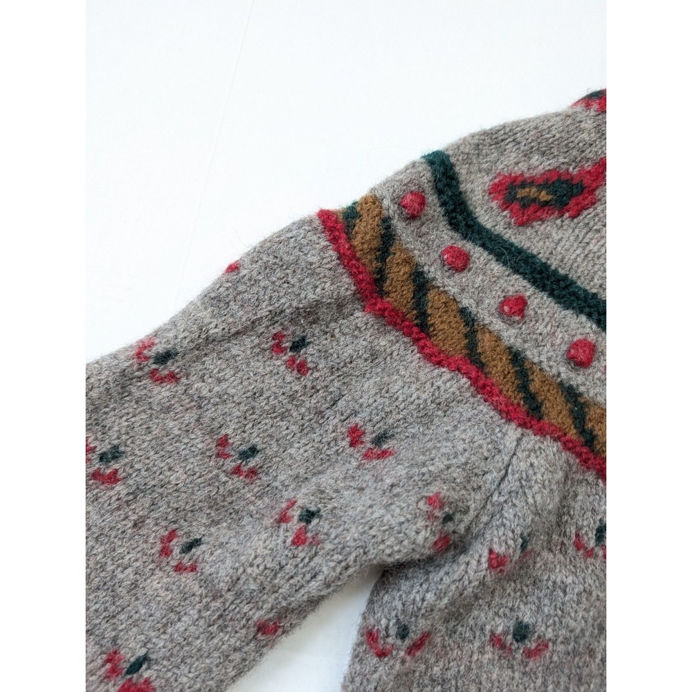 Vintage JG Hook Wool Sweater Turtleneck Womens Medium Wool Handknit - Picture 4 of 8